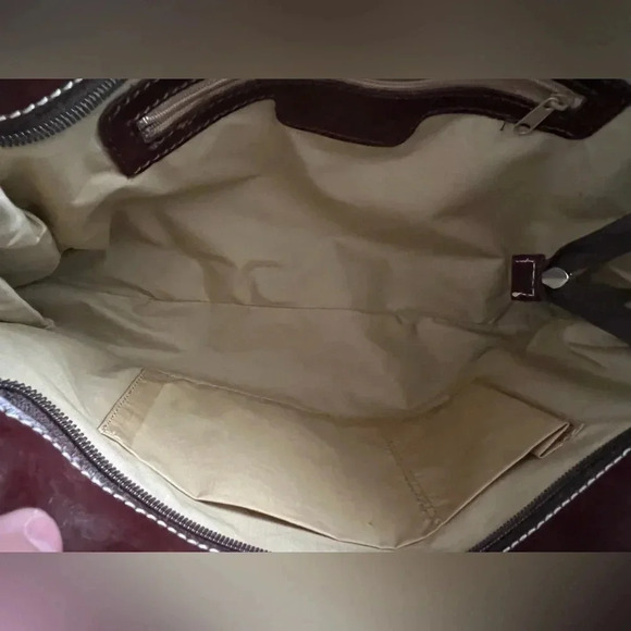 TOSCANI | leather handbag. 100% genuine Italian leather - Picture 9 of 16